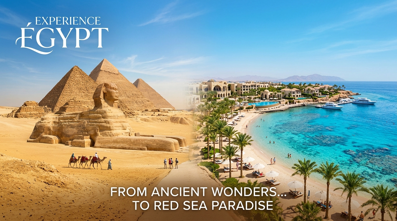Explore Cairo & Sharm 2 in 1 Package
